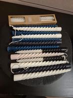 16 Kaarsen + Dienblad, Huis en Inrichting, Woonaccessoires | Dienbladen, Ophalen of Verzenden, Nieuw, Rond, Hout