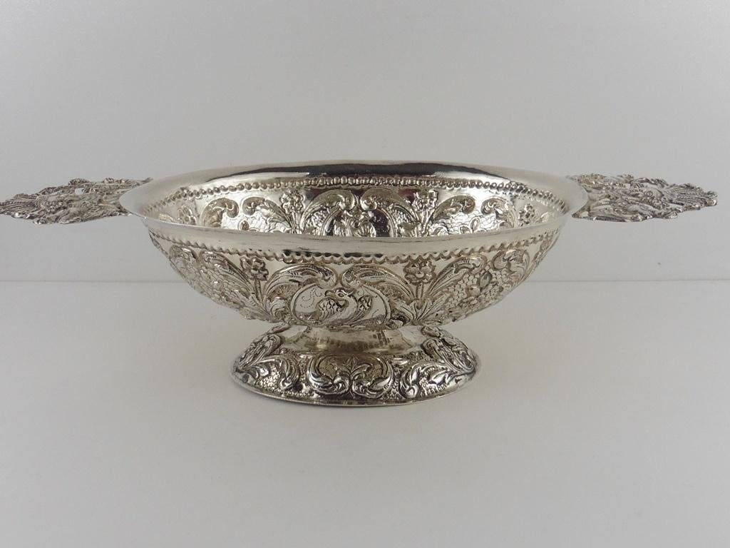 Zilveren brandewijnkom                                   Z26, Antiek en Kunst, Ophalen of Verzenden, Zilver