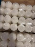 Heel veel witte stomp kaarsen voor bijv bruiloft, Ophalen, Overige materialen, Wit, Nieuw