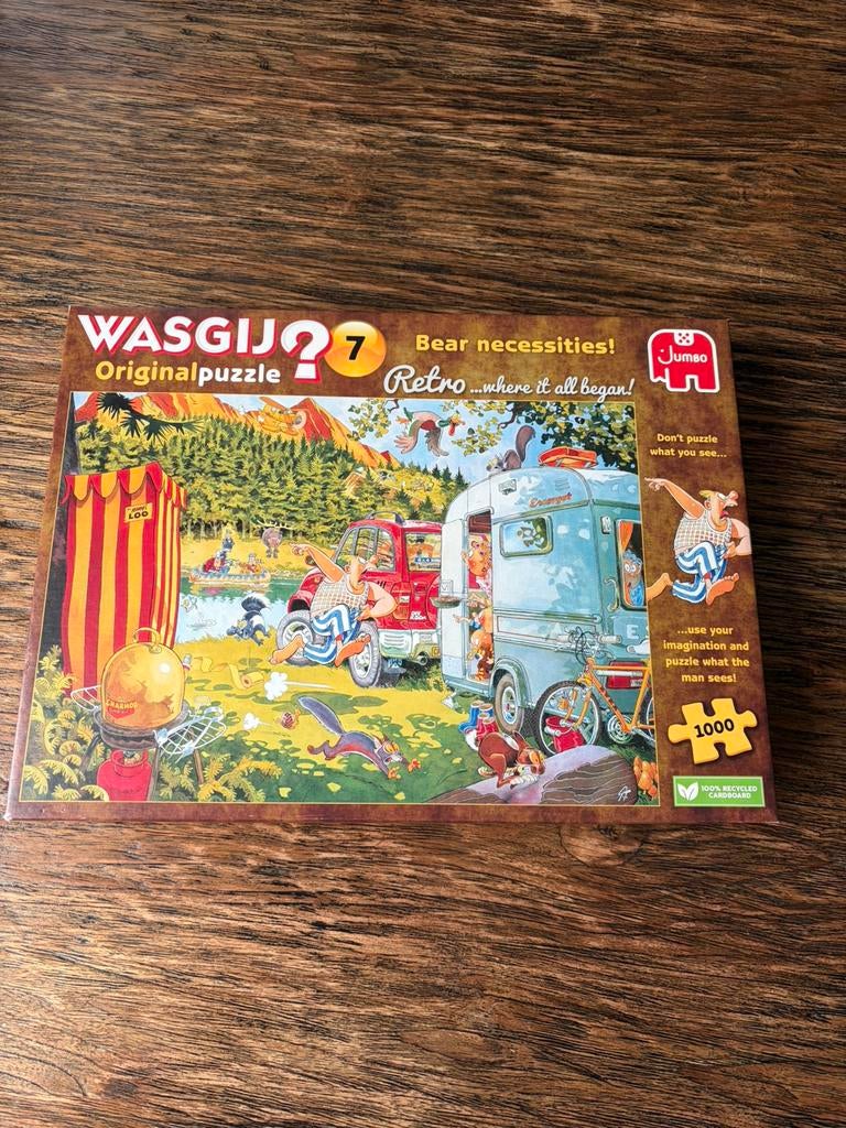 Wasgij puzzel retro nr 7, Ophalen of Verzenden, 500 t/m 1500 stukjes, Zo goed als nieuw