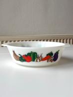 Vintage Pyrex „Kent“ Ovenschaal met Groenten Decor, Ophalen of Verzenden, Gebruikt