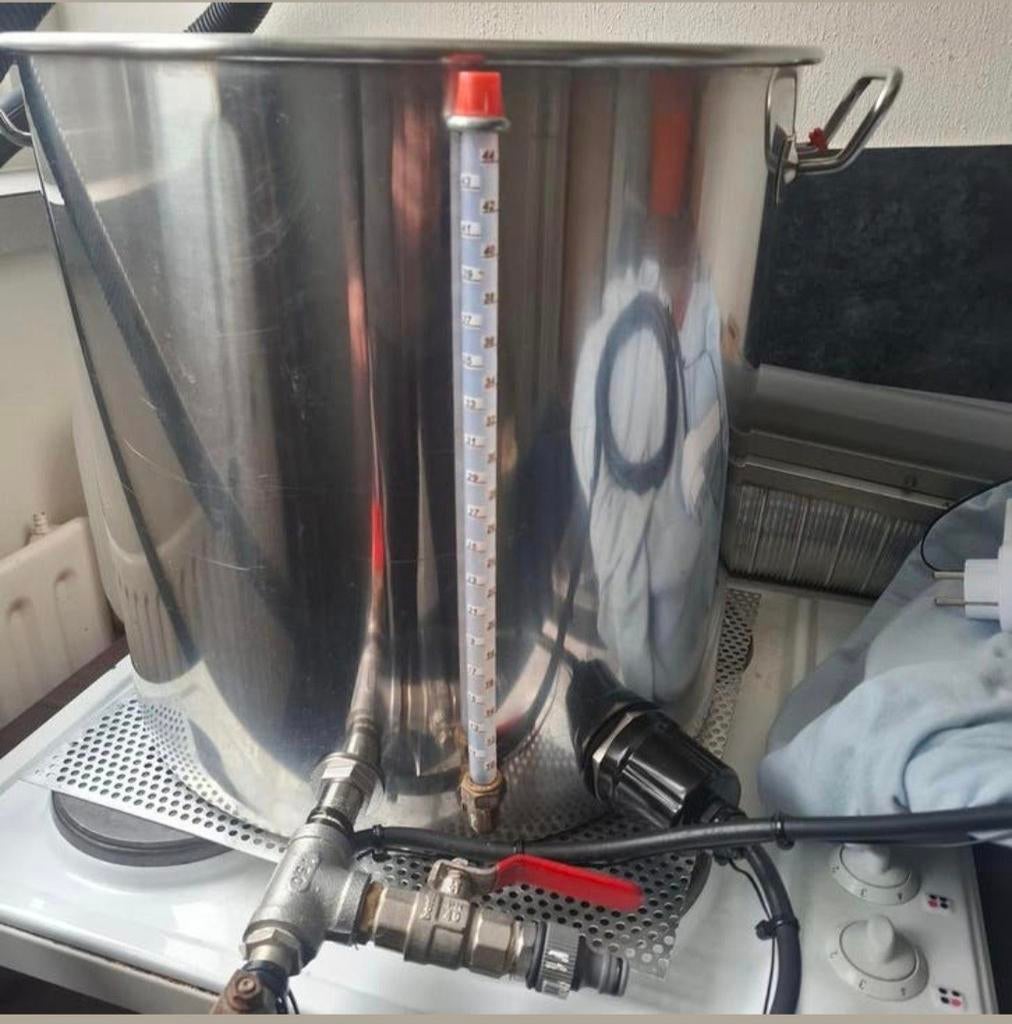 Complete bierbrouw installatie., 4 liter of meer, Ophalen, Gebruikt, 3 snelheden of meer