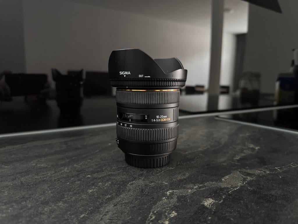 Sigma 10–20MM F4-5,6 DC HSM Canon, Audio, Tv en Foto, Fotografie | Lenzen en Objectieven, Ophalen of Verzenden, Zo goed als nieuw