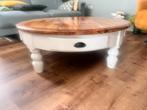 Ronde salon tafel, Gebruikt, 50 tot 100 cm, Rond, Ophalen of Verzenden