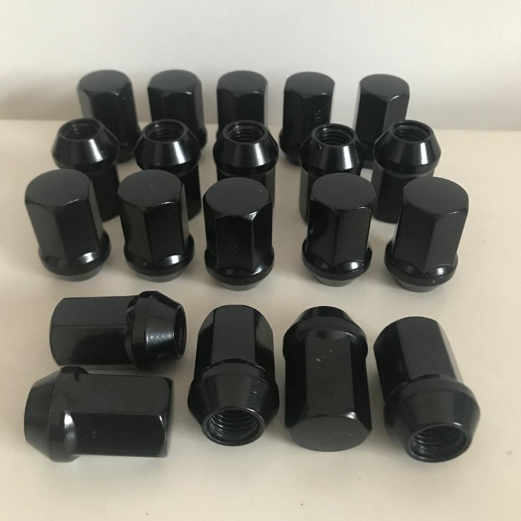 Dichte wielmoeren gezwart M12 x 1,5 x 34 mm, Auto diversen, Auto-accessoires, Ophalen of Verzenden, Nieuw