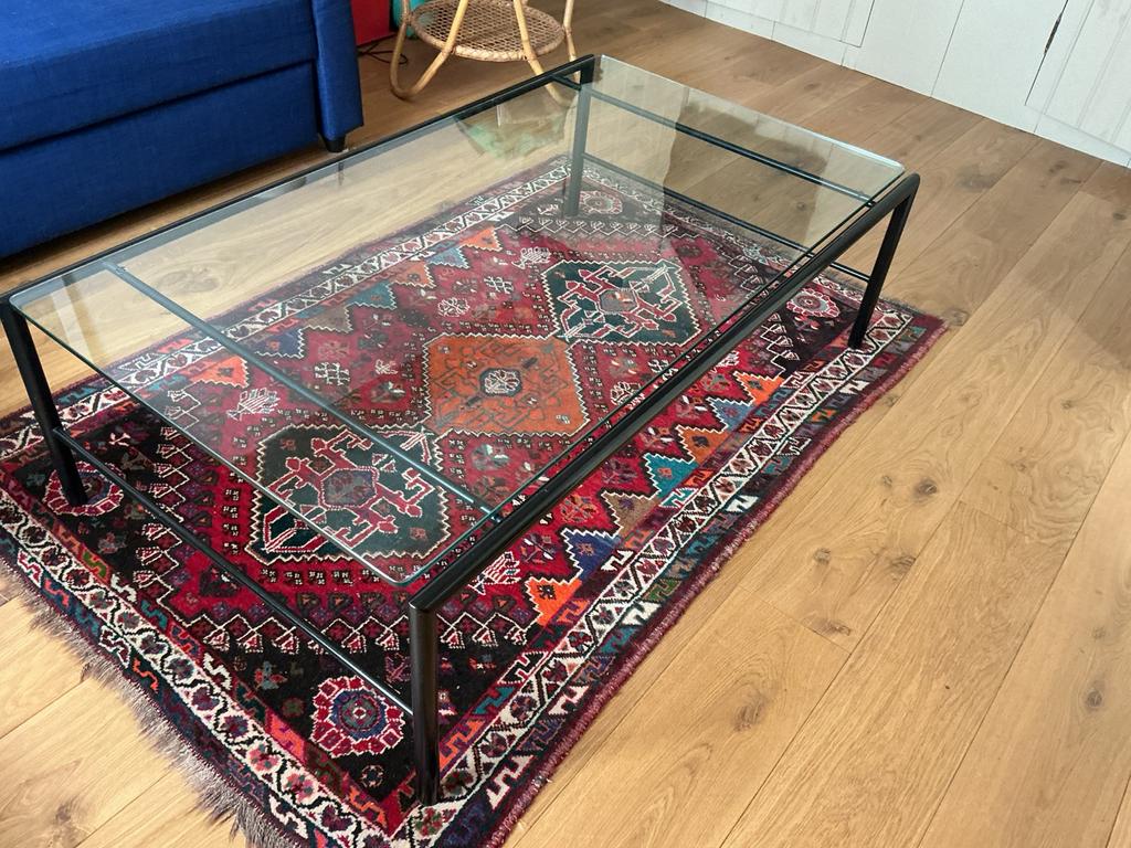 Salontafel, langwerpig, Huis en Inrichting, Tafels | Salontafels, Gebruikt, 100 tot 150 cm, Minder dan 50 cm, Rechthoekig