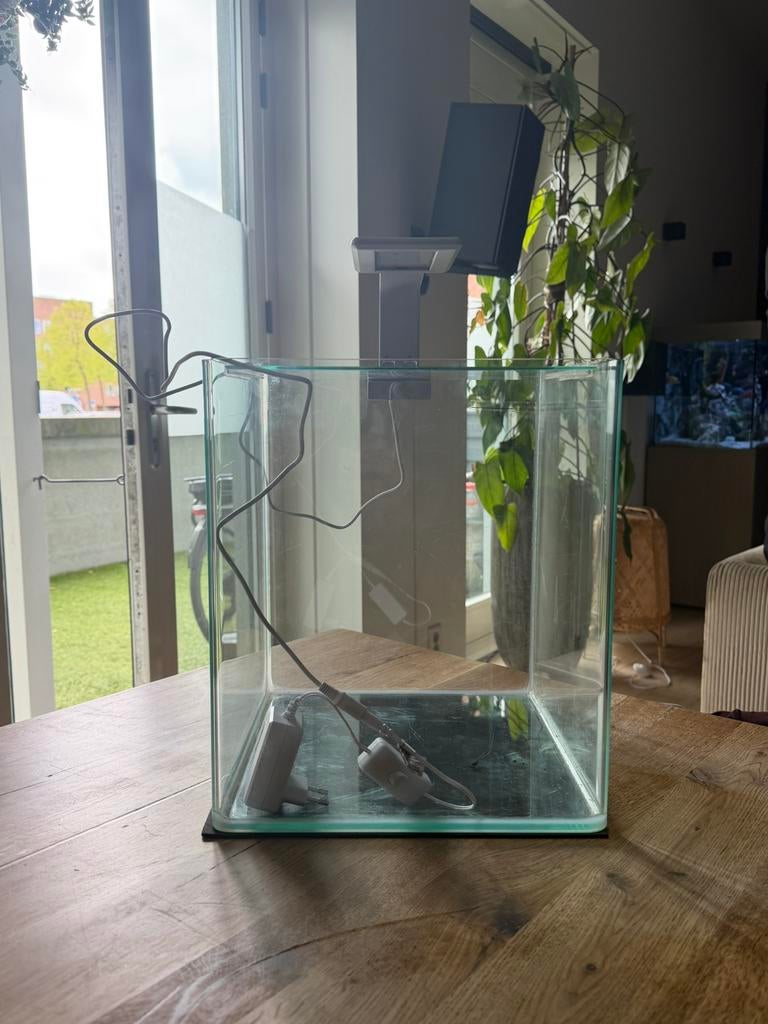 Nano Aquarium 30 liter, Gebruikt, Overige merken, Leeg aquarium, Ophalen