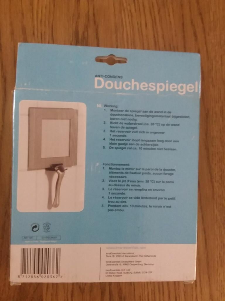 NIEUW! Scheerspiegel,Chroom, Huis en Inrichting, Ophalen of Verzenden, Nieuw, Overige kleuren, Overige typen