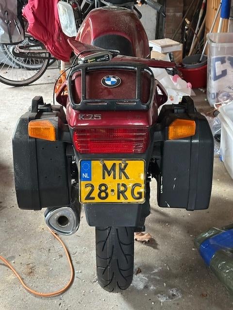 BMW K75S, Motoren, 750 cc, Cardan-aandrijving, Gebruikt, 3 cilinders
