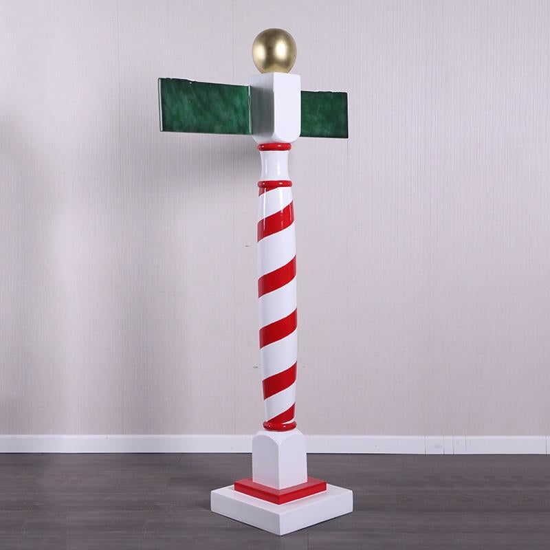 North Pole Sign – Kerstman Hoogte 90 cm, Diversen, Kerst, Ophalen, HorecaBeelden, Nieuw, HorecaBeelden