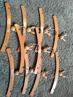 10 Houten Kinderkledinghangers met Konijntje - ca. 27cm, Kinderen en Baby's, Kinderkleding | Overige, Ophalen, Gebruikt, Jongen of Meisje