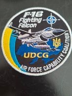 F-16 Fighting Falcon Oekraïne UDCG AFCC Patch NATO, Ophalen of Verzenden, Patch, Badge of Embleem
