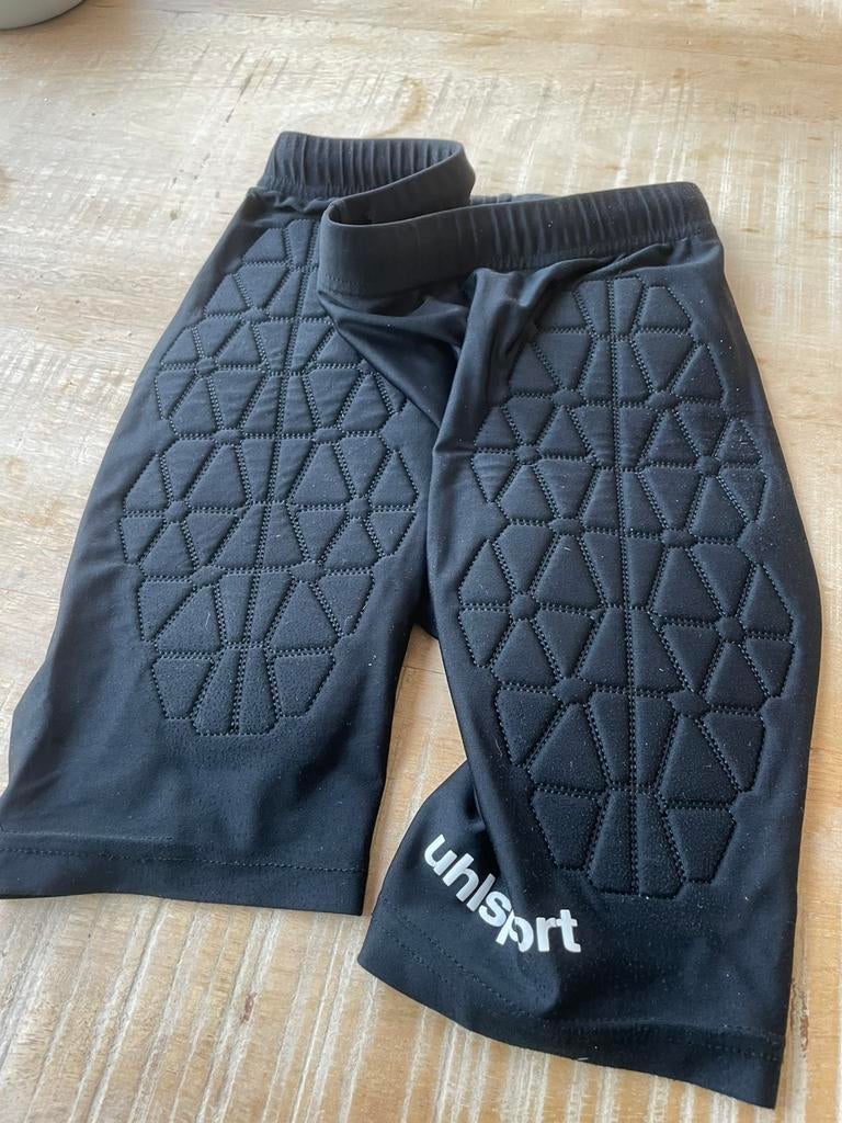Uhlsport keepersbroek (kort) mt 140, Maat XS of kleiner, Ophalen of Verzenden, Zo goed als nieuw