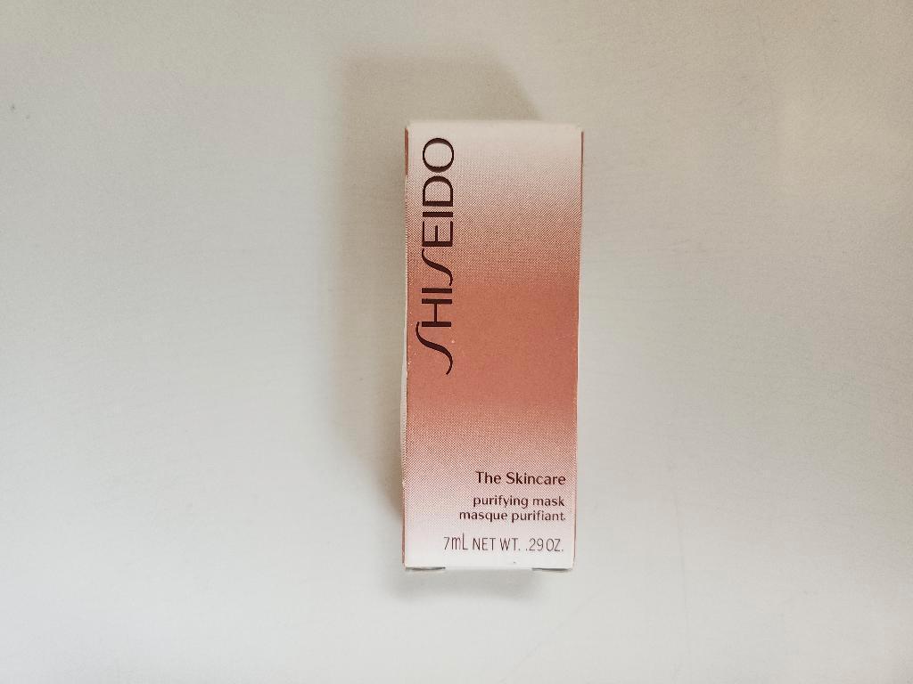 Sample 7ml Shiseido The Skincare purifying mask, Ophalen of Verzenden, Nieuw, Gehele gezicht, Overige typen