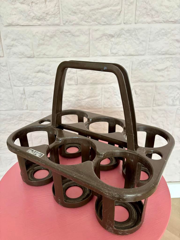 Curver Flessendrager Bruin, Ophalen, Kunststof, Overige typen, Gebruikt