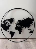 Wanddecoratie wereldkaart, Ophalen, Zo goed als nieuw