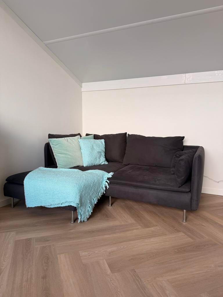 IKEA Söderhamn 2-zitsbank met chaise longue, Ophalen, Gebruikt, 125 tot 150 cm, 150 tot 200 cm