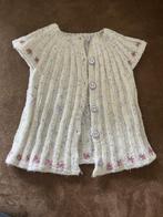 Prachtige handgebreide trui voor baby meisjes, Ophalen, Zo goed als nieuw