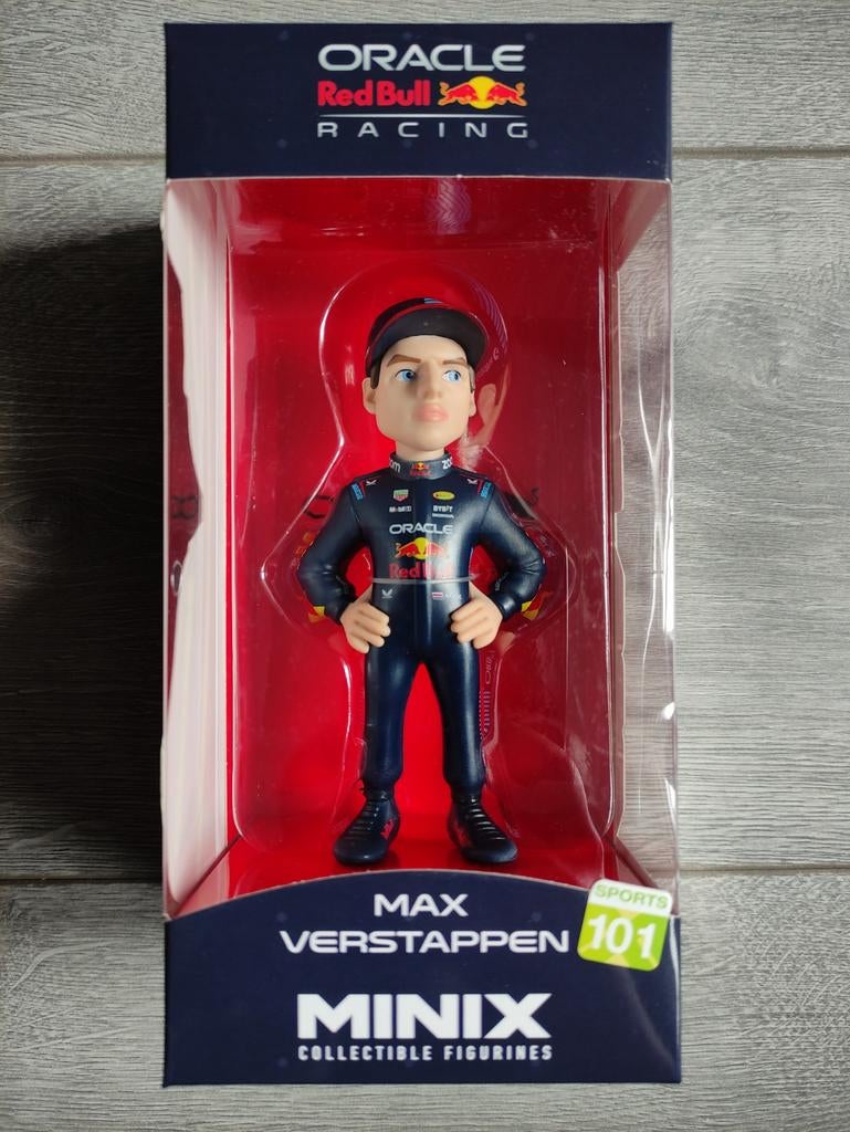 Max Verstappen minix figuur (nieuw), Ophalen of Verzenden, Nieuw