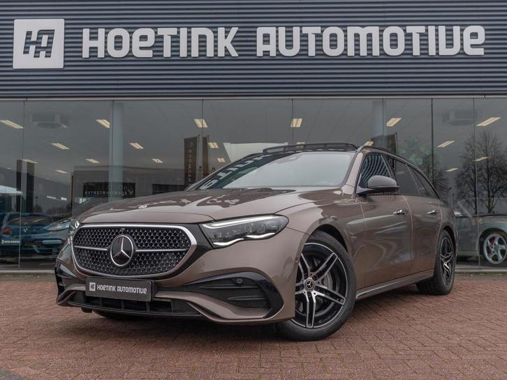 Mercedes-Benz E-klasse 200 AMG Line | Pano | Elc trekhaak |, Auto's, Mercedes-Benz, Bedrijf, Te koop, E-Klasse, 360° camera, ABS