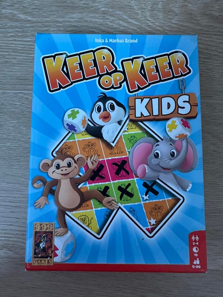 Keer op keer kids, Drie of vier spelers, Ophalen of Verzenden, Zo goed als nieuw