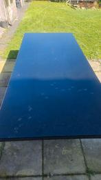 Tuintafel met glas, Ophalen, Gebruikt