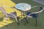 Bistro setje, 2 zitplaatsen, Overige materialen, Gebruikt, Ophalen of Verzenden
