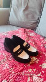 G.H. Bass Loafer Heels Zwart/Wit - Maat 40, Ophalen of Verzenden, Gedragen, Instappers, Zwart
