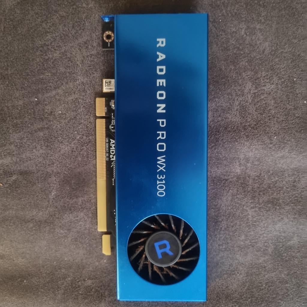 Radeon Pro WX 3100 Workstation Videokaart, Computers en Software, Videokaarten, Zo goed als nieuw, AMD, PCI-Express 3.0, GDDR5