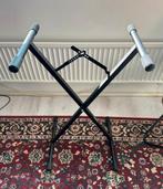 INOX keyboard statief – stevig & inklapbaar (X-standaard), Muziek en Instrumenten, Standaards, Ophalen, Zo goed als nieuw, Instrumentstandaard