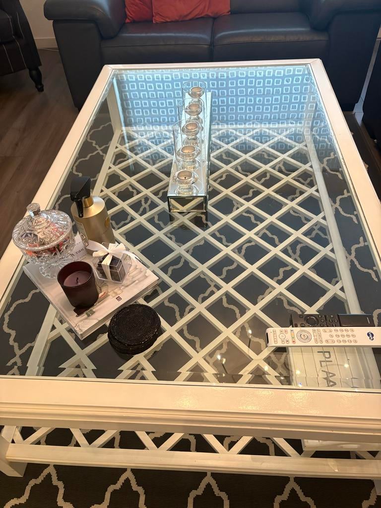 2+3 zitsbank, salontafel en 6 eetstoelen, Gebruikt, Ophalen of Verzenden, Rechte bank, 200 tot 250 cm