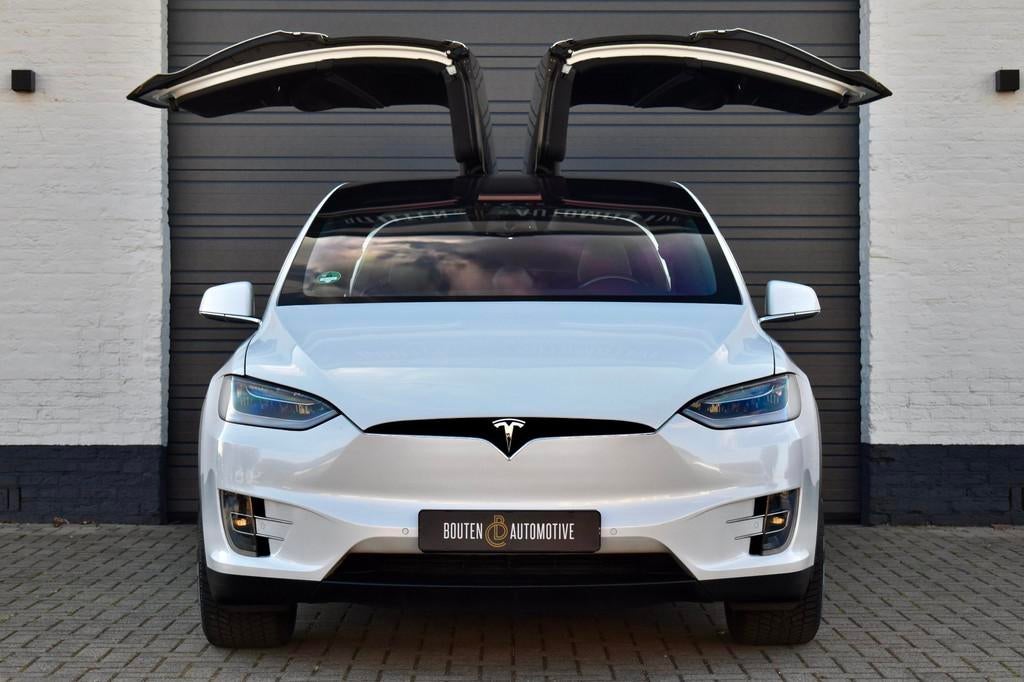 Tesla Model X 75D Base | Autopilot | Trekhaak | Panodak |, Automaat, Model X, Gebruikt, Zwart