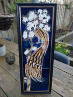 Majolica Jugendstil tegels decor pauw, Ophalen of Verzenden