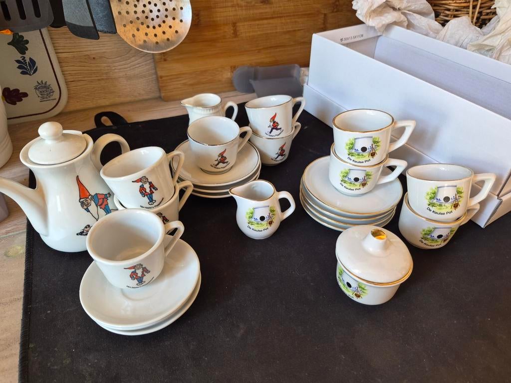 Diverse Piggelmee Brocante Serviesjes - Niet Compleet, Ophalen of Verzenden