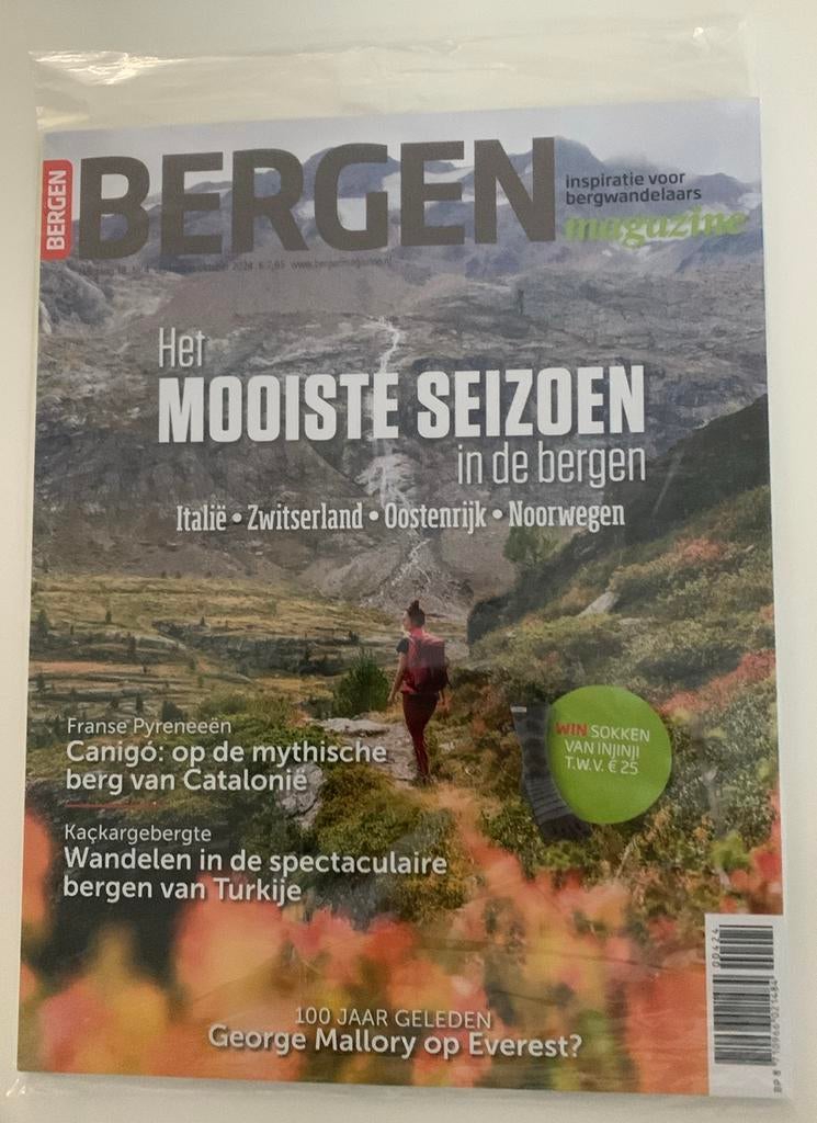 Bergen magazine sept/okt 2024 nieuw in folie, Ophalen of Verzenden, Nieuw, Sport en Vrije tijd