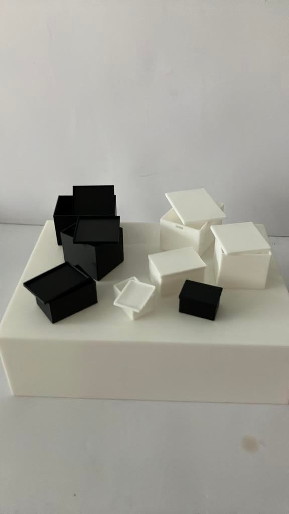 3D Geprinte Opbergdozen voor Poppenhuis, Ophalen of Verzenden, Nieuw, Toebehoren