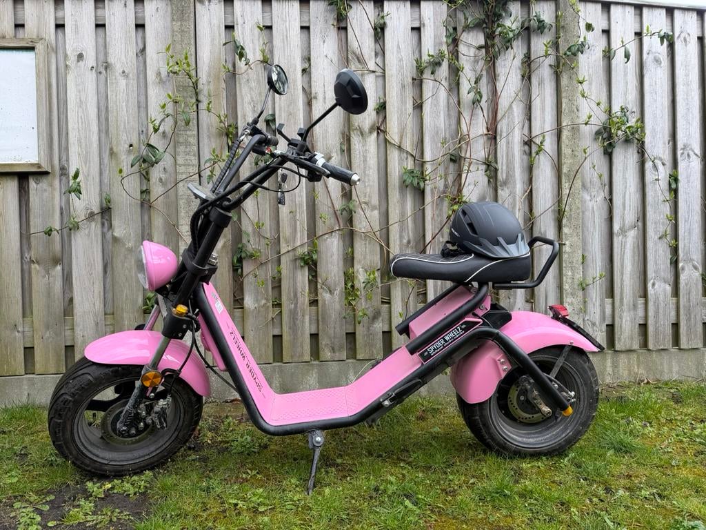 Roze Spyder Wheelz  E-Chopper | 25km/u | <1000km | Als nieuw, Fietsen en Brommers, Ophalen, Zo goed als nieuw, Elektrisch, Overige merken