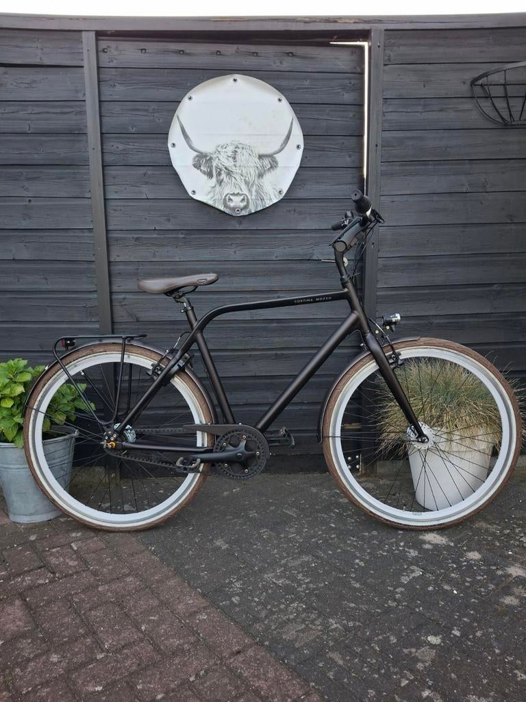 Nette Cortina Mozzo ND8 herenfiets jongensfiets 28 inch 56cm, Velgrem, Zo goed als nieuw, 53 tot 57 cm, Ophalen