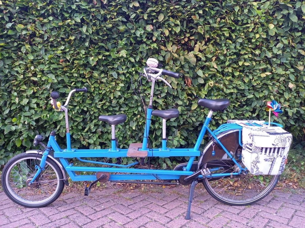 Kindertandem (onderwaterfiets)  2 kinderen 1 volwassene, Fietsen en Brommers, Fietsen | Tandems, Ophalen, Minder dan 10 versnellingen