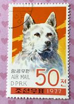 Noord Korea gestempeld 205 => Honden - Wolfs Keeshond, Verzenden, Gestempeld, Dier of Natuur