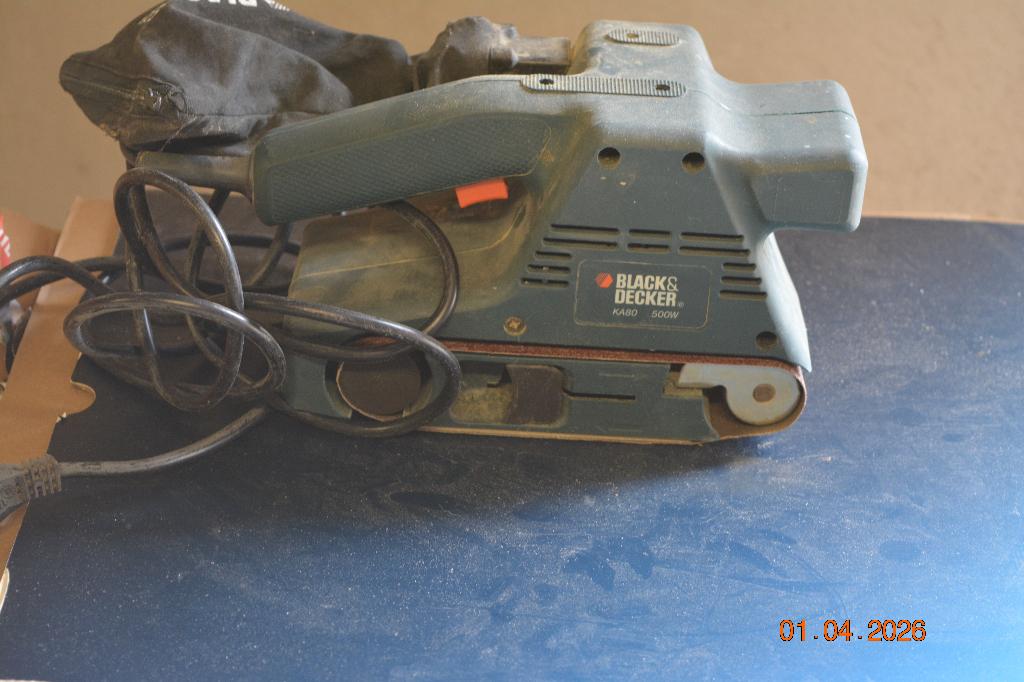 band schuur machine, Ophalen of Verzenden, Gebruikt, Minder dan 600 watt, Bandschuurmachine