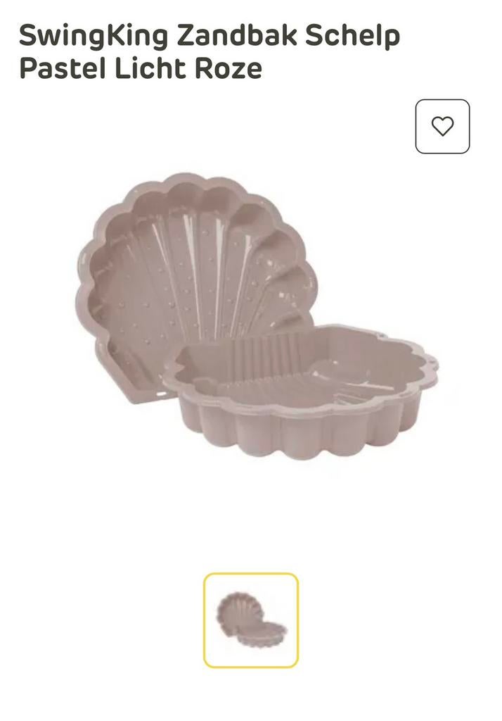 Zandbak swingking NIEUW, Ophalen of Verzenden, Zo goed als nieuw