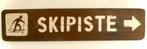 Handgeschilderd houten Après Ski bord / Piste / wintersport, Zo goed als nieuw, DeKameraadschap, Dj.kammeraat@telfort.nl, Bergenhuizen 6