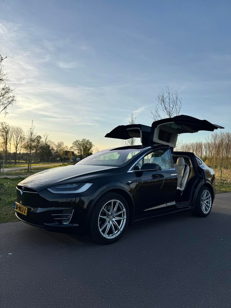 Tesla Model X 100D Longrange, 2018 - Zwart, Auto's, Tesla, Model X, 2433 kg, 137 €/maand, Zwart