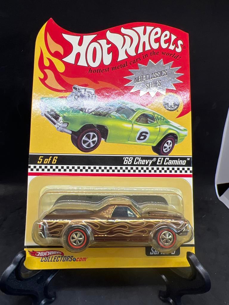 Hot Wheels '68 Chevy El Camino Neo-Classics Series 5/6, Hobby en Vrije tijd, Modelauto's | Overige schalen, Ophalen of Verzenden