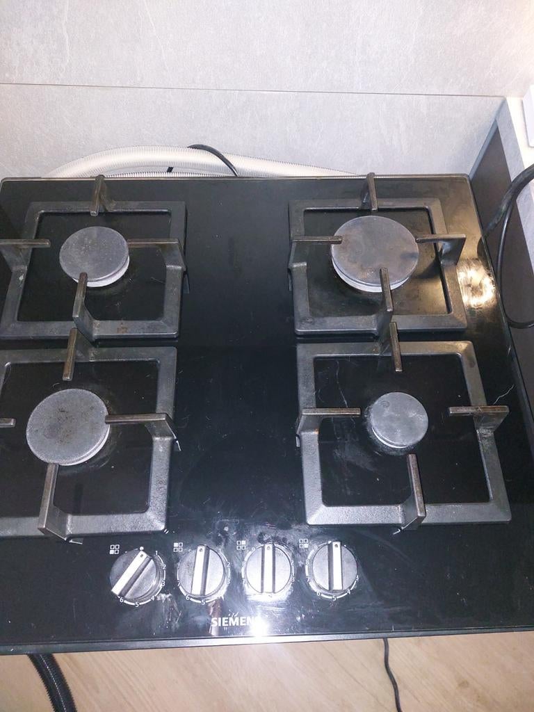 Inbouw gastel, Witgoed en Apparatuur, Kookplaten, Ophalen, Inbouw, Gas, 4 kookzones