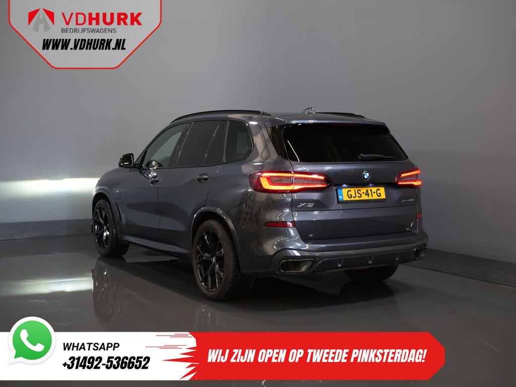 BMW X5 xDrive45e High Executive MPack/ Pano/ Memory/ Stoelve, 394 pk, Blauw, 420 min, Vierwielaandrijving