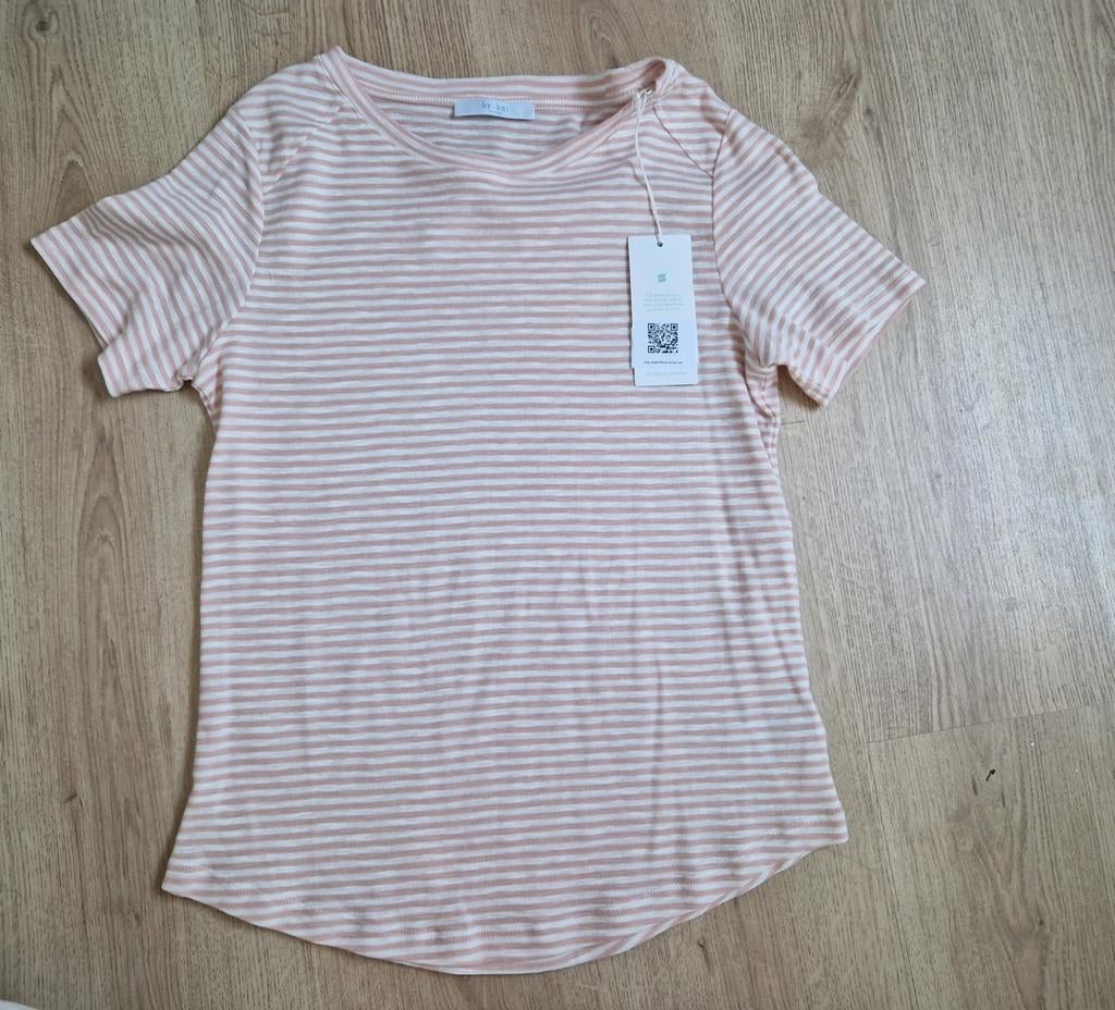 Nieuw By-bar holy small flame stripe roze shirt maat xs, By bar, Nieuw, Ophalen of Verzenden, Korte mouw