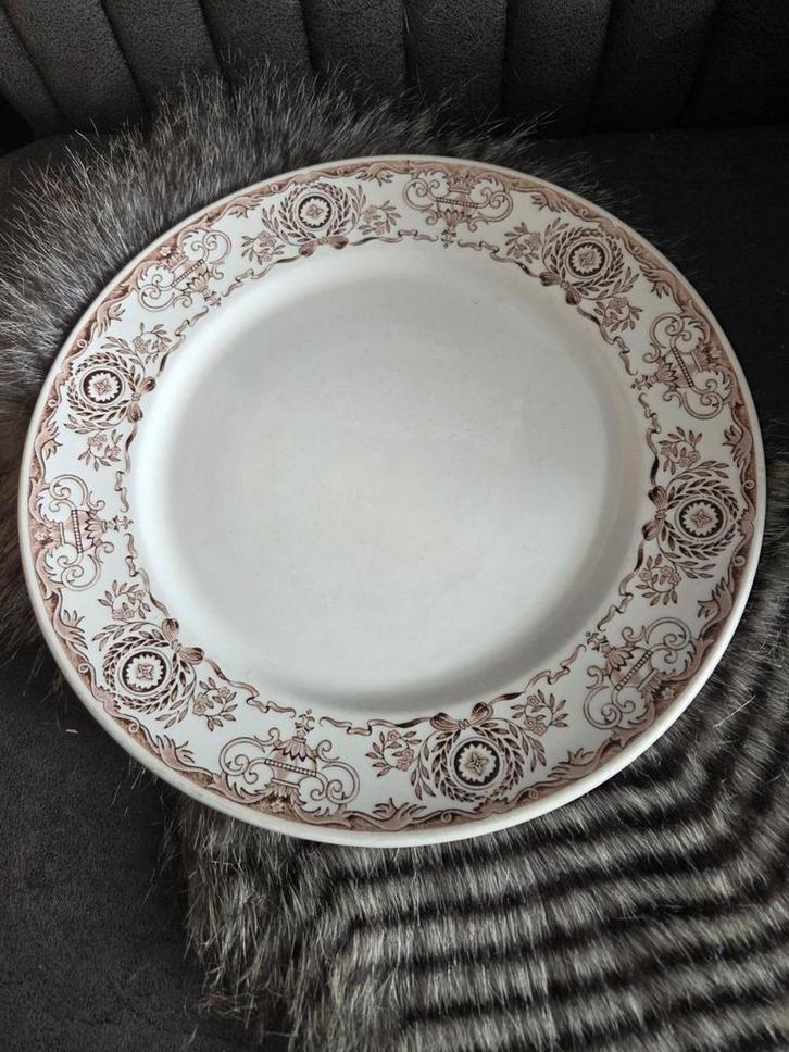 12 Grindley Staffordshire dinerborden, Antiek en Kunst, Antiek | Servies los, Ophalen of Verzenden