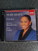 2CD SCHUBERT LIEDER - BARBARA HENDRICKS, RADU LUPU, Ophalen of Verzenden, Romantiek, Gebruikt, Vocaal